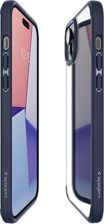 Actual product image Spigen Crystal Hybrid, navy blue - iPhone 15 Plus (Apple iPhone 15 Plus)