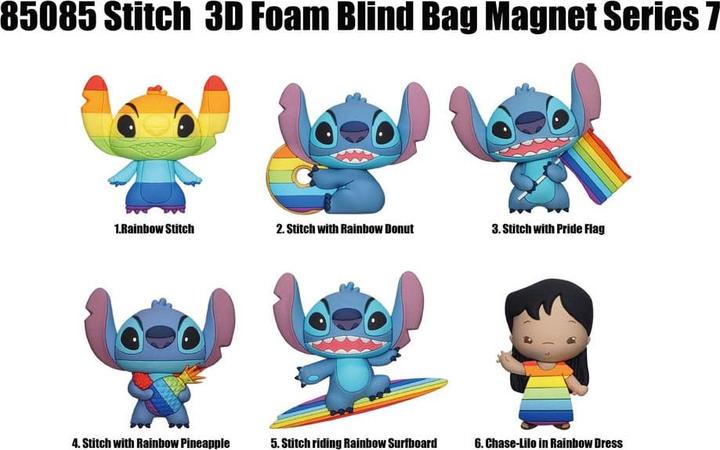 Produktbild Monogram Int. Lilo & Stitch blind pack aimants Stitch Series 7 Display (12) (12x)