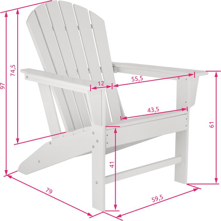 Produktbild tectake Gartenstuhl Joan