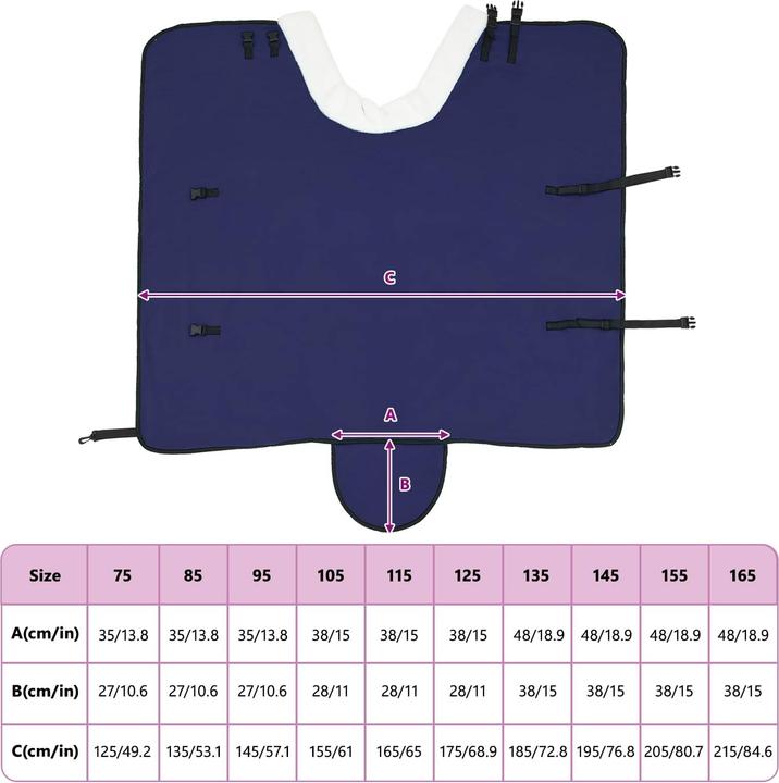 Produktbild vidaXL Pferdedecke (95 cm)