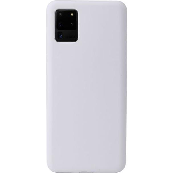 MU Classic Liquid Silicone Case Series (Samsung Galaxy S20 Ultra), Smartphone Hülle, Weiss