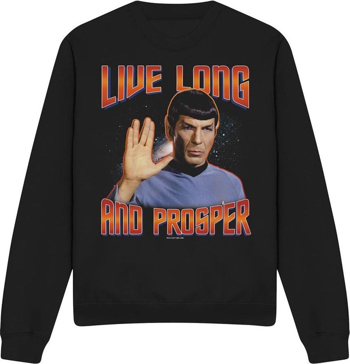 Image du produit - Sweat ORIGINAL LIVE LONG AND PROSPER - Adulte (S)