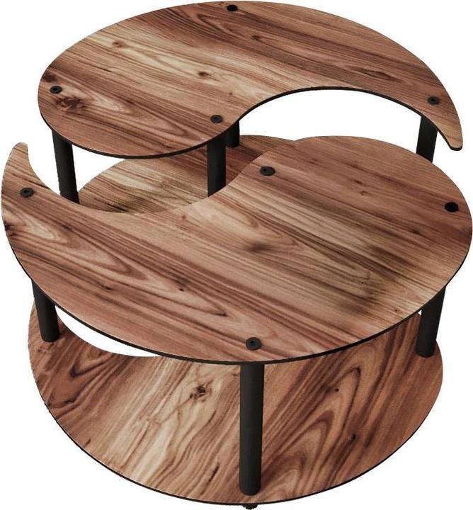 Produktbild Hanah Home Yin Yang Coffee Table 2 Set (70 x 38 x 70 cm)