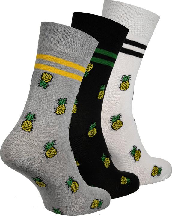 Image du produit Mister Tee Chaussettes Recycled Yarn Pineapple 3-Pack (Lot de 3, 35 - 38)