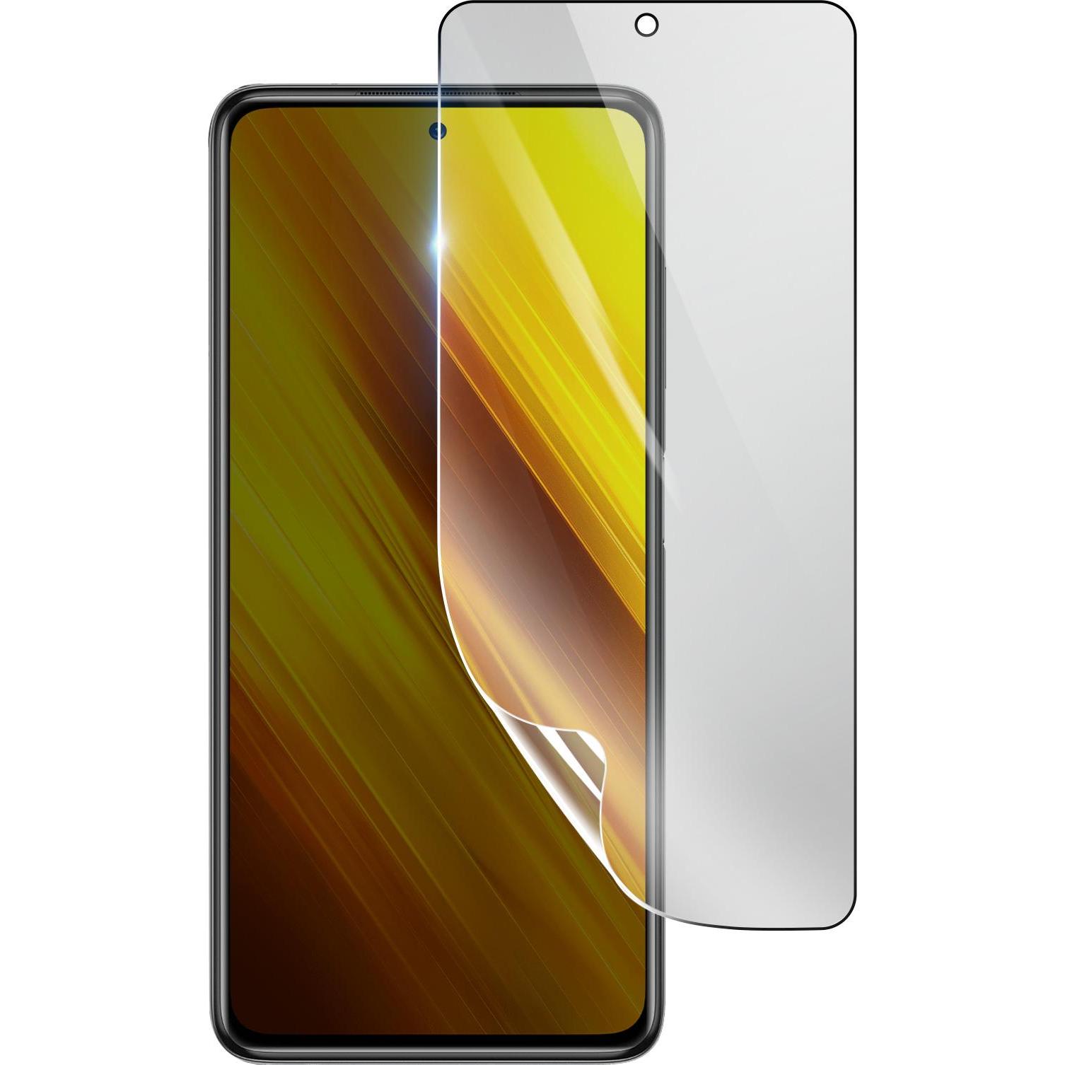 3MK Hydrogel Bildschirmfolie für Xiaomi Poco X3 (1 Stück, Xiaomi Poco X3), Smartphone Schutzfolie, Transparent