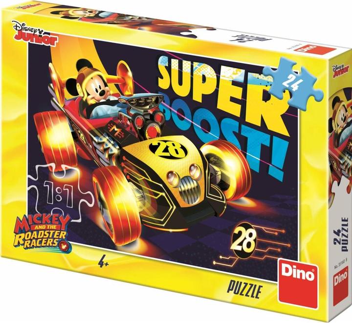 Image du produit Dino Puzzle Mickey Mouse à la course 24 pièces (24 pièces)