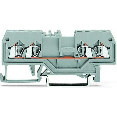 Wago Durchgangsklemme 4 mm Zugfeder Rot 279-833 100 St., Elektronikzubehör + Gehäuse, Rot