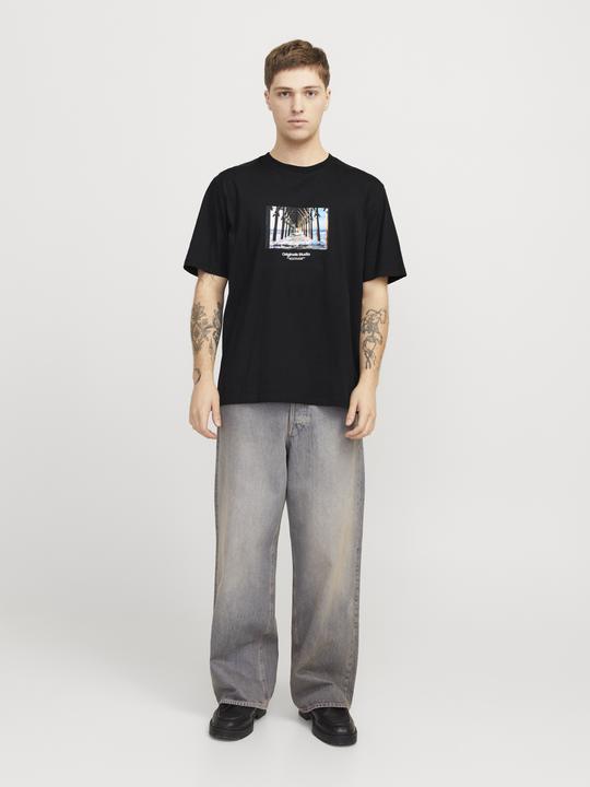Actual product image Jack & Jones Jorvesterbro Picture Tee Ss Crew Neck Sn (M)