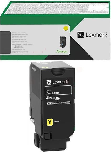Actual product image Lexmark CS/X73x low Rtn 5K Cartridge (Y)