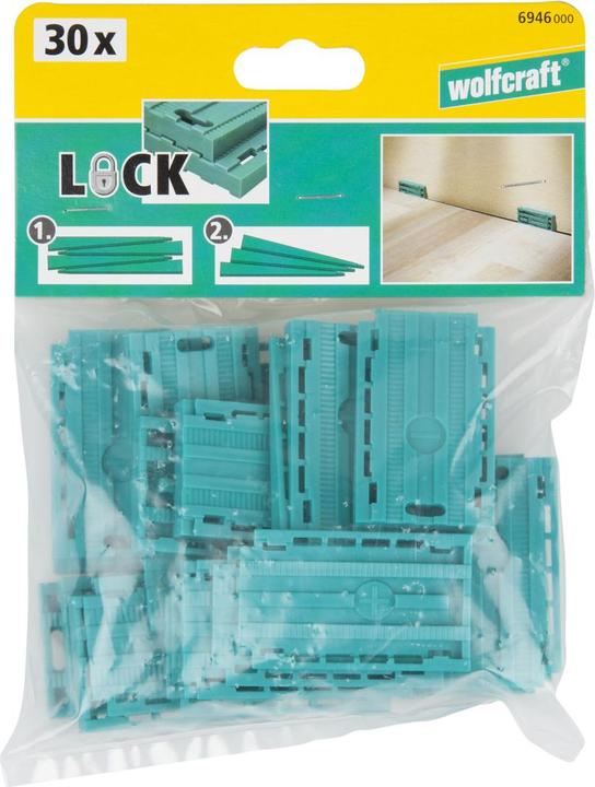 Actual product image wolfcraft 30 universal wedges 35x6x60mm (Gore)