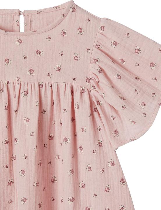 Actual product image Vertbaudet Mädchen Bluse mit Schmetterlingsärmeln, Bio-Baumwolle (140)