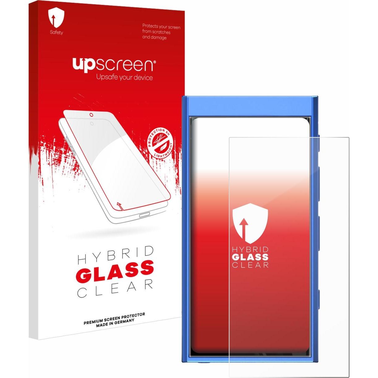 upscreen Schutzglas Schutzfolie Glas Folie Displayschutz klar, MP3 + Media-Player Zubehör
