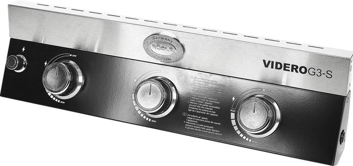 Actual product image Rösle Control panel G3-S black, 50mbarwith quick plug-in