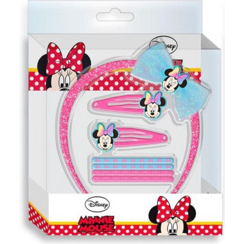 Tinisu, Haarschmuck, Disney Minnie Maus Haarspange, Haarband, Stirnband-Set