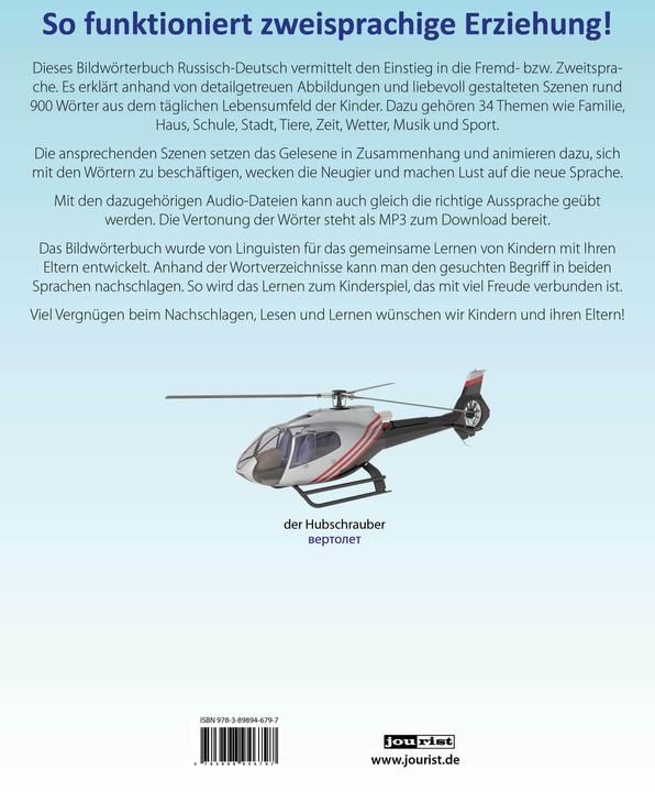 Produktbild Bildwörterbuch für Kinder und Eltern Russisch-Deutsch (Deutsch, Igor Jourist, 2016)