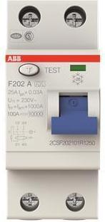 Productafbeelding ABB Aardlekschakelaar 2-polig 25A/0,03A