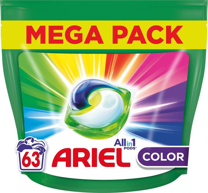 Ariel All-in-1 (63 Washing cycles, Wash pods)