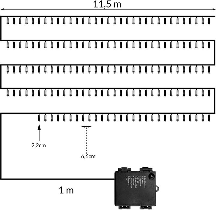 Produktbild Deuba Lichterkette (11.50 m)