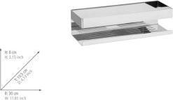 Produktbild Wenko Genova (30 x 8 x 10.5 cm)