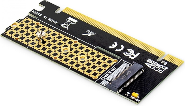 Digitus M.2 NVMe SSD PCI Express 3.0 (x16) Add-On Card