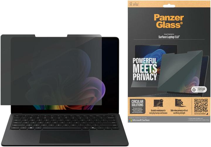 Produktbild PanzerGlass Ultra Wide Fit Privacy Surface Laptop 7. Edition 13.8 (11.10", 3 : 2)