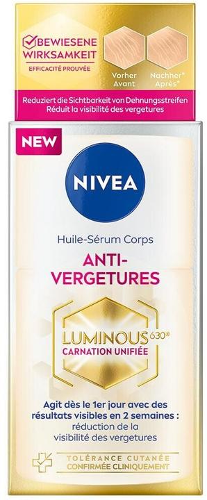 Actual product image NIVEA Luminous Body Öl-Serum Anti-Dehnungsstreifen (Body oil, 100 ml)