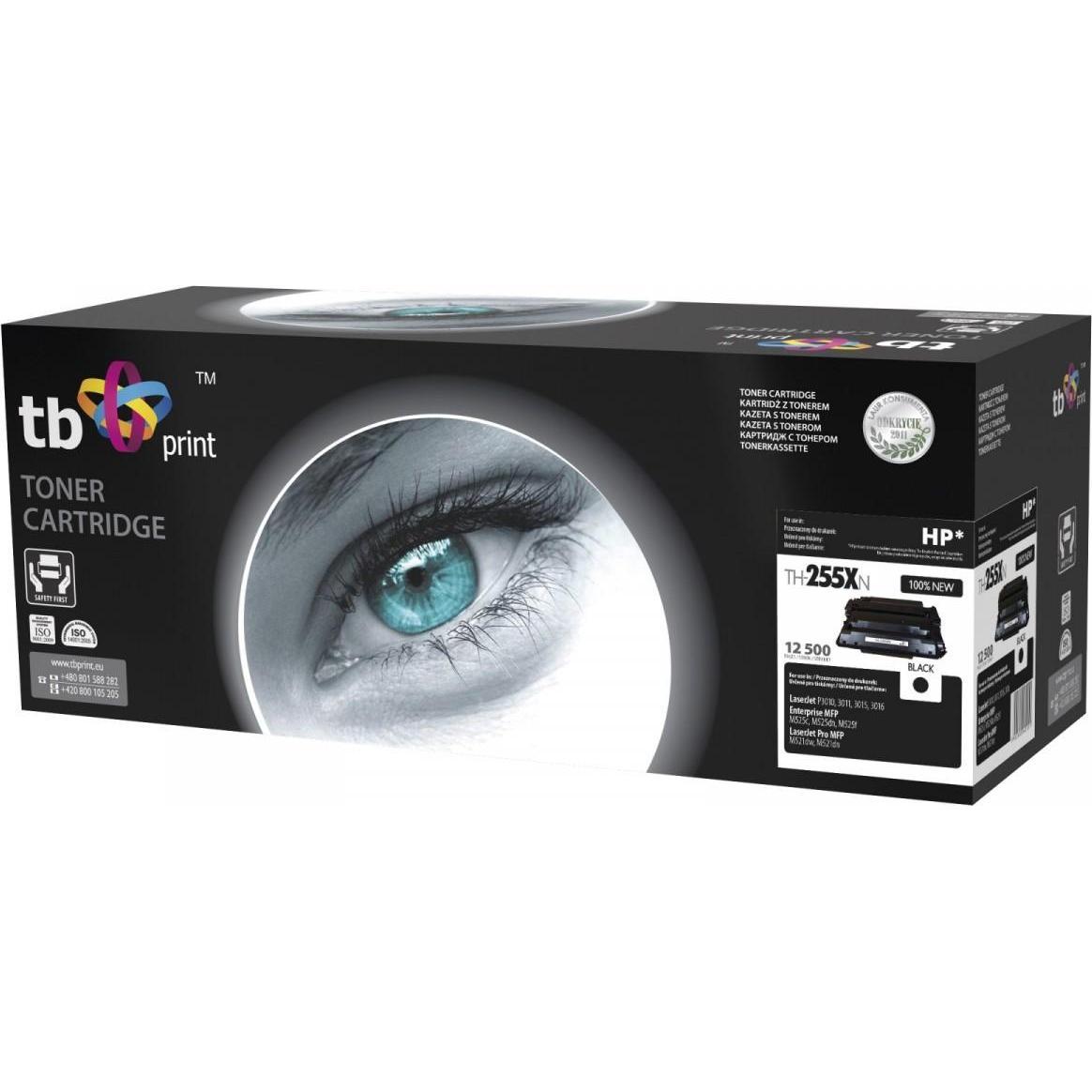 Lenovo, Toner, Toner per HP LJ P3015 BK TH-255XN 100% nuovo (FC)