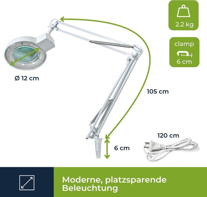 Image du produit Velleman Lampe grossissante 8 dioptries (1050 lm)