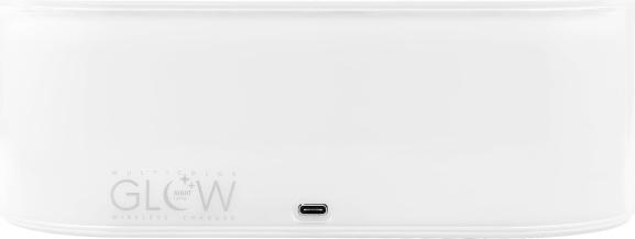 Actual product image Proove Bedside lamp Multicolor Glow LED RGB 1200mAh 5W with induction charge 15W white