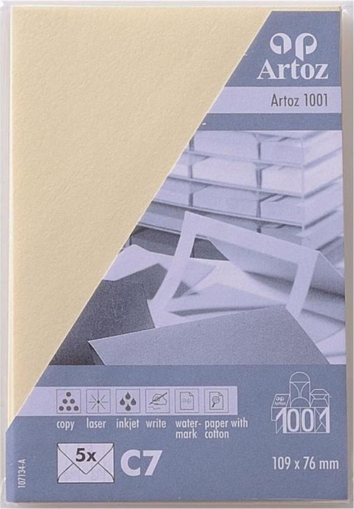 Produktbild Artoz 1001 Kuverts chamois (C7, 5 x)