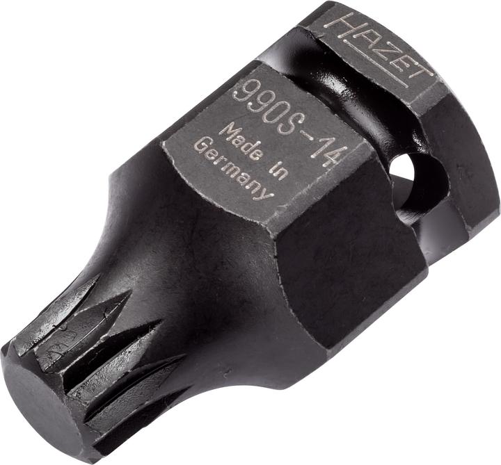 Produktbild HAZET Schlag-, Maschinenschrauber Schraubendreher-Steckschlüsseleinsatz 990S-14 ∙ Vierkant12,5 mm (…