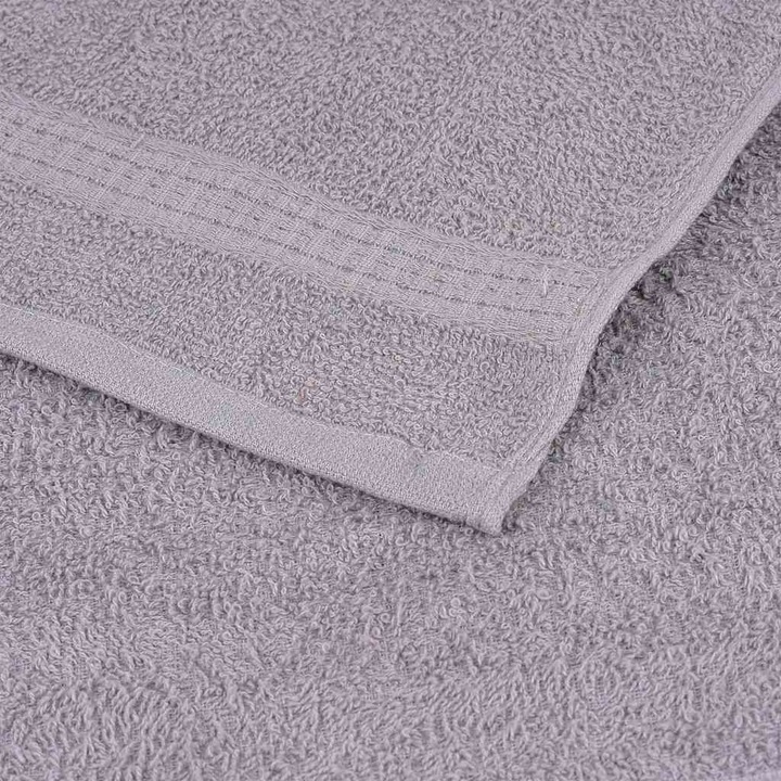 Immagine prodotto VidaXL Asciugamani da bagno 4 pz. Grigio 100x150 cm 360 g/m² 100% cotone Asciugamano da doccia