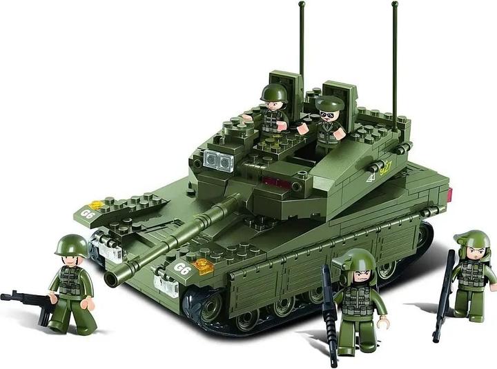 Actual product image Sluban constructor, tank Merkava, 344 det.