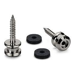 Schaller S-Lock Buttons Ruthenium (2), Zubehör Instrumente, Silber