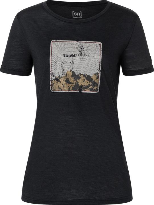 Super Natural Damen Mountain Vibes Tee Kurzarm-T-Shirt (M)