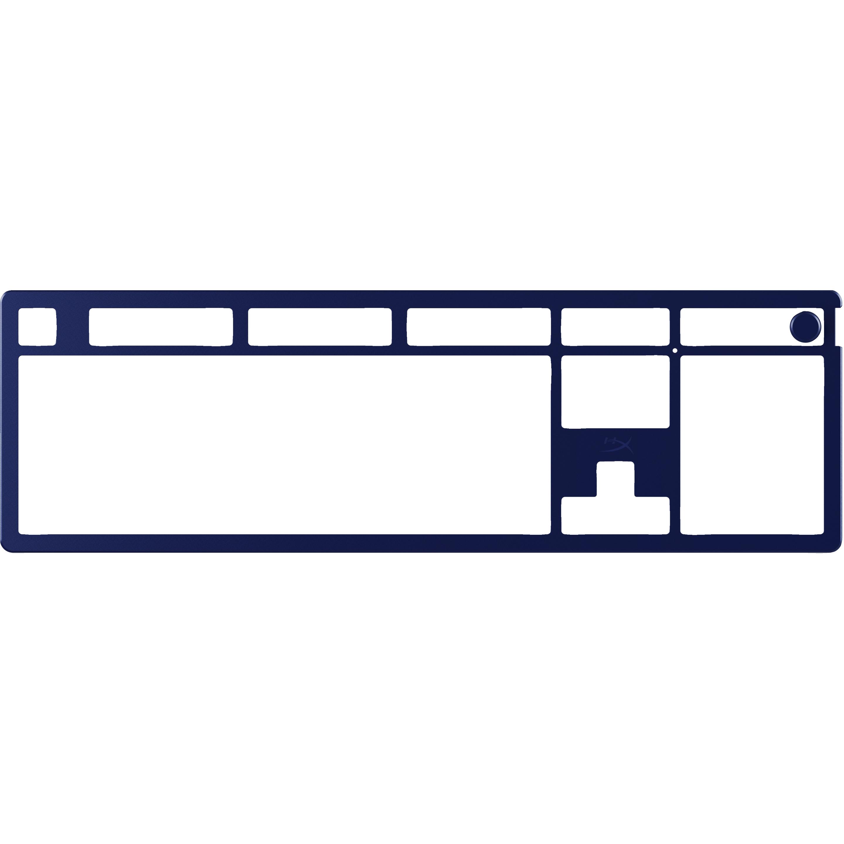 HyperX 85U10AA Top Plates Alloy Rise Navy Blue, Maus + Tastatur Zubehör, Blau