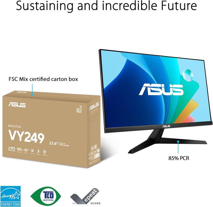 Image du produit ASUS VY249HF (1920 x 1080 pixels, 23.80")