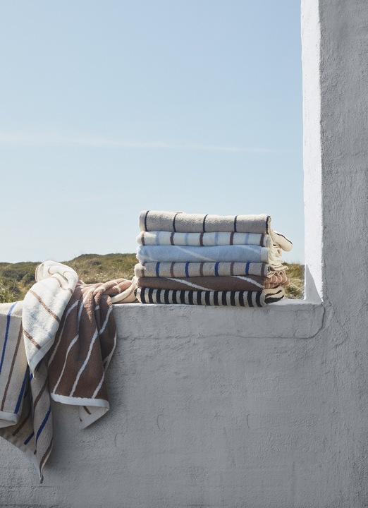 Image du produit Oyoy Living - Raita Organic Towel - 50x100 cm - Cloud / Ice Blue (50 x 100 cm)