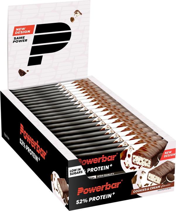 Actual product image Powerbar ProteinPlus (Cookies and Cream, 20 pcs., 1100 g)