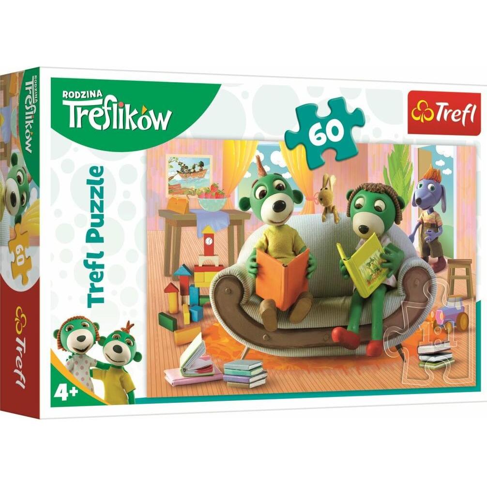 Thumbnail - Trefl Puzzle bestehen aus 60 Teilen und wurden für alle kleinen Puzzle-Liebhaber entworfen. Wenn es fertig (60 Teile)