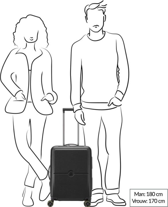 Image du produit Delsey Turenne 2.0 4 roues trolley cabine 56 cm (35 l)