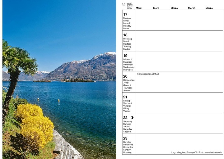 Produktbild Schweizer Foto-Almanach (15 x 21 cm, Harter Einband, Deutsch, Französisch, Spanisch, Italienisch, Englisch)