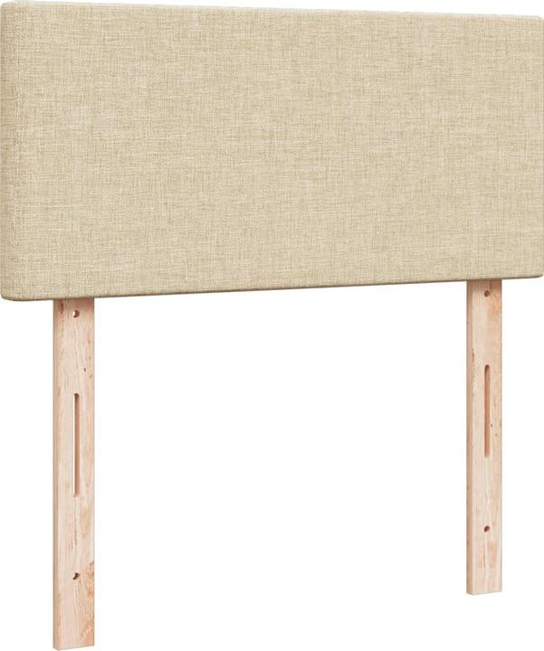 Produktbild VidaXL Bo x springbett mit Matratze 90 x 200 cm Stoff (90 x 200 cm, 90 x 200 cm)