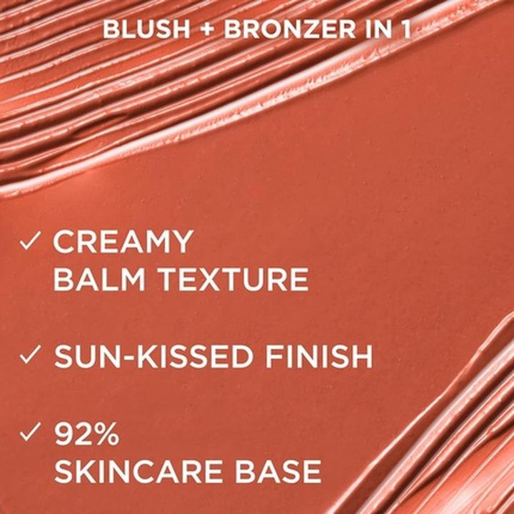 Immagine prodotto It Cosmetics Glow with Confidence Sun Cream Blush Blendable Buildable Blush Bronzer Pop Sun-Blushed (Arrossato dal sole, Highlighter, Bronzer, 18 g)