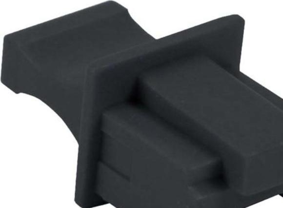 Actual product image InLine Dust protection for RJ45 socket (Blind module)