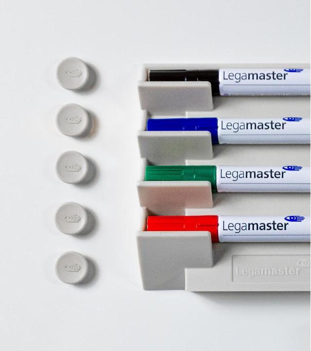 Immagine prodotto Legamaster Magnete adesivo 20 mm grigio, 10 pezzi (10 x)