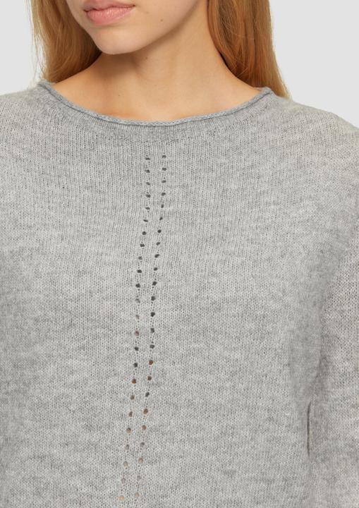Immagine prodotto S.Oliver Strickpullover Weicher Strickpullover mit Ajour-Detail (XXL)