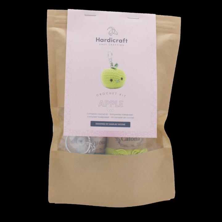 Actual product image Hardicraft Bag tag apple - crochet set