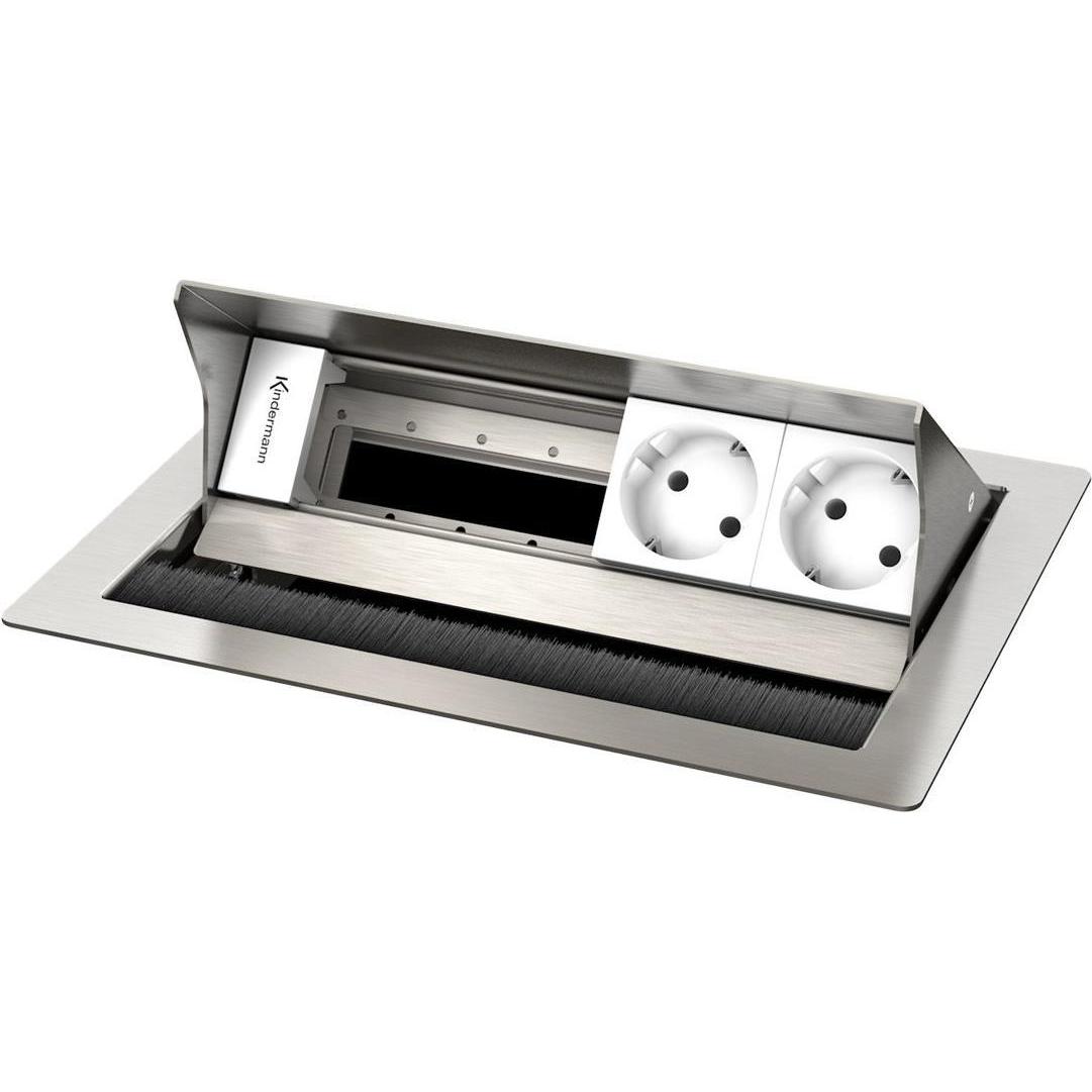 Kindermann, Steckdosenleiste, 7492000052. Breite: 250 mm, Tiefe: 190 mm (2 x)