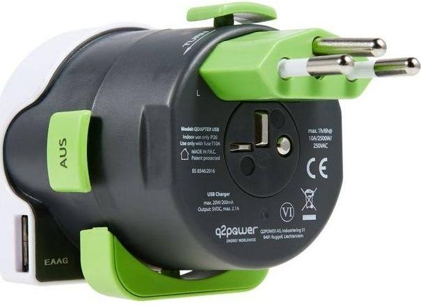 Produktbild Q2 Power Q2Power Weltreiseadapter "QDAPTER"